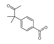 3-methyl-3-(4-nitrophenyl)butan-2-one Structure