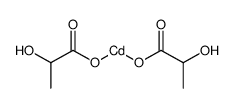 cadmium(2+),2-hydroxypropanoate结构式