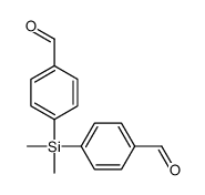 4-[(4-formylphenyl)-dimethylsilyl]benzaldehyde Structure