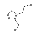 3-hydroxymethyl-2-furylethanol结构式