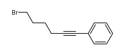 (6-bromo-hex-1-ynyl)-benzene Structure