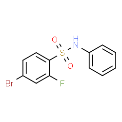 4-Bromo-2-fluoro-N-phenylbenzenesulfonamide Structure