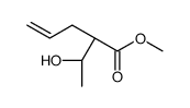 methyl (2R)-2-[(1R)-1-hydroxyethyl]pent-4-enoate Structure