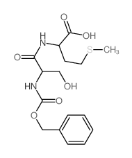 Methionine,N-(N-carboxy-L-seryl)-, N-benzyl ester, L- (8CI) structure