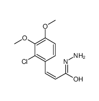 3-(2-CHLORO-3,4-DIMETHOXYPHENYL)PROP-2-ENOHYDRAZIDE picture