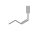 (Z)-3-Hexen-1-yne structure