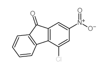 4-chloro-2-nitro-fluoren-9-one Structure