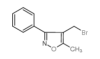 4-(BROMOMETHYL)-5-METHYL-3-PHENYLISOXAZOLE Structure