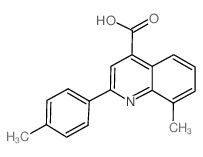 8-甲基-2-(4-甲基苯基)喹啉-4-羧酸图片