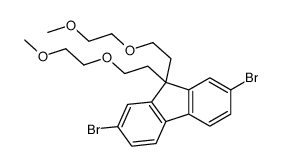 2,7-dibromo-9,9-bis[2-(2-methoxyethoxy)ethyl]fluorene Structure