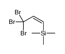 trimethyl(3,3,3-tribromoprop-1-enyl)silane Structure