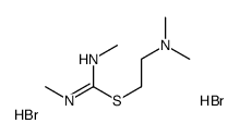 2-(dimethylamino)ethyl N,N'-dimethylcarbamimidothioate,dihydrobromide结构式