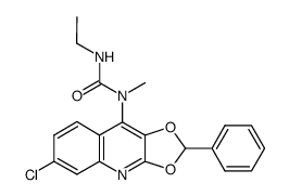 1-(6-Chloro-2-phenyl-1,3-dioxa-4-aza-cyclopenta[b]naphthalen-9-yl)-3-ethyl-1-methyl-urea Structure