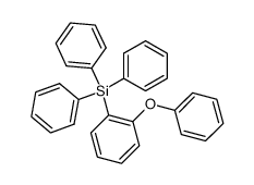 (2-phenoxy-phenyl)-triphenyl-silane Structure