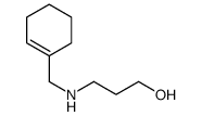 3-(cyclohexen-1-ylmethylamino)propan-1-ol结构式