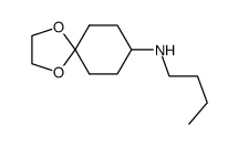 Butyl-(1,4-dioxa-spiro[4.5]dec-8-yl)-amine结构式