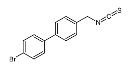 4-Bromo-4'-isothiocyanatomethyl-1,1'-biphenyl structure