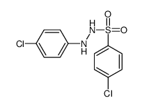 4-chloro-N'-(4-chlorophenyl)benzenesulfonohydrazide结构式