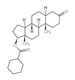 [(5S,8R,9S,10S,13S,14S,17S)-10,13-dimethyl-3-oxo-1,2,4,5,6,7,8,9,11,12,14,15,16,17-tetradecahydrocyclopenta[a]phenanthren-17-yl] cyclohexanecarboxylate picture