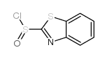 2-Benzothiazolesulfinylchloride(8CI) structure