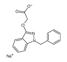 Sodium [(1-benzyl-1H-indazol-3-yl)oxy]acetate Structure