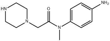 N-(4-氨基苯基)-N-甲基-2-(哌嗪-1-基)乙酰胺图片