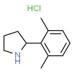 2-(2,6-DIMETHYLPHENYL)PYRROLIDINE HCL Structure