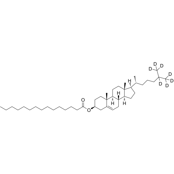 15:0 Cholesteryl ester-d7结构式