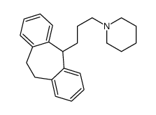 1-[3-(10,11-Dihydro-5H-dibenzo[a,d]cyclohepten-5-yl)propyl]piperidine Structure