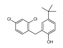4-tert-butyl-2-[(2,4-dichlorophenyl)methyl]phenol结构式
