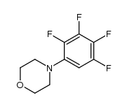 4-(2,3,4,5-tetrafluorophenyl)morpholine结构式