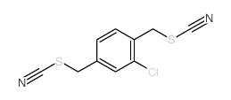 2-chloro-1,4-bis(thiocyanatomethyl)benzene结构式