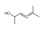 5-methyl-3,4-hexadien-2-ol结构式