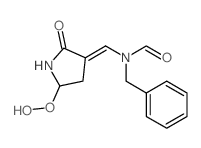 Formamide,N-[(5-hydroperoxy-2-oxo-3-pyrrolidinylidene)methyl]-N-(phenylmethyl)-结构式