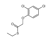 S-ethyl 2-(2,4-dichlorophenoxy)ethanethioate结构式