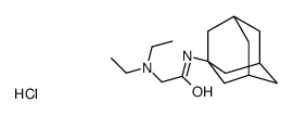 N-(1-adamantyl)-2-(diethylamino)acetamide,hydrochloride结构式