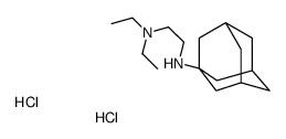 N-(1-adamantyl)-N',N'-diethylethane-1,2-diamine,dihydrochloride Structure