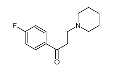 4'-Fluoro-β-piperidinopropiophenone Structure