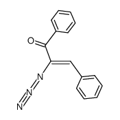 (Z)-2-azido-1,3-diphenylprop-2-en-1-one Structure