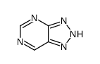 2H-1,2,3-Triazolo[4,5-d]pyrimidine (9CI)结构式