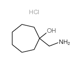 1-(氨基甲基)-环庚醇盐酸盐结构式