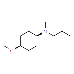 Cyclohexanamine, 4-methoxy-N-methyl-N-propyl-, trans- (9CI)结构式