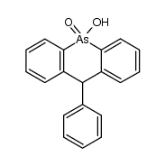 5-oxo-10-phenyl-5,10-dihydro-5λ5-acridarsin-5-ol结构式
