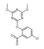 2-(4-chloro-2-nitro-phenoxy)-4,6-dimethoxy-[1,3,5]triazine Structure