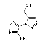 (1-(4-amino-1,2,5-oxadiazol-3-yl)-1H-1,2,3-triazol-5-yl)methanol Structure