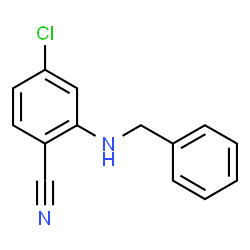 2-(Benzylamino)-4-chlorobenzonitrile structure