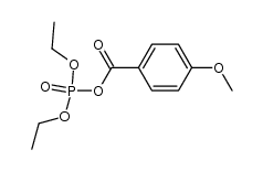 Diaethyl-p-methoxy-benzoylphosphat结构式