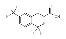 2,5-双(三氟甲基)氢化肉桂酸图片