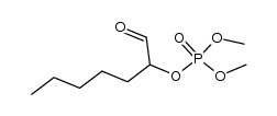 phosphoric acid 1-formyl-hexyl ester dimethyl ester Structure