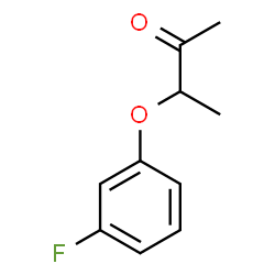 3-(3-Fluorophenoxy)-2-butanone结构式